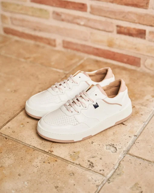 Minuit sur Terre Baskets<Vestige Blanc Rose