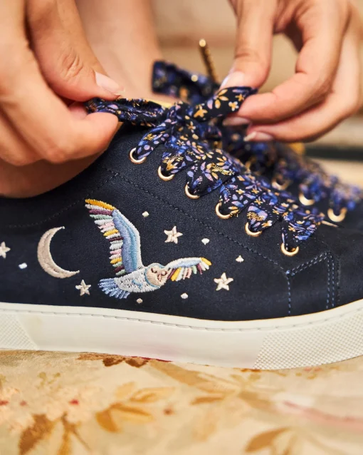 Minuit sur Terre Baskets<Virevolte Edwige Bleu