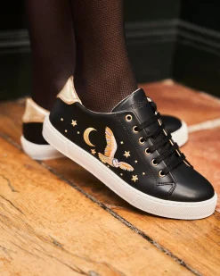 Minuit sur Terre Baskets<Virevolte Edwige Noir Or