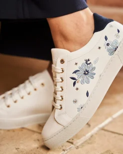 Minuit sur Terre Baskets<Virevolte Fleur Bleue