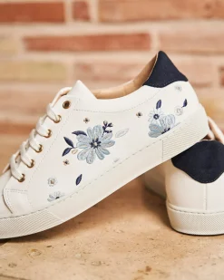 Minuit sur Terre Baskets<Virevolte Fleur Bleue