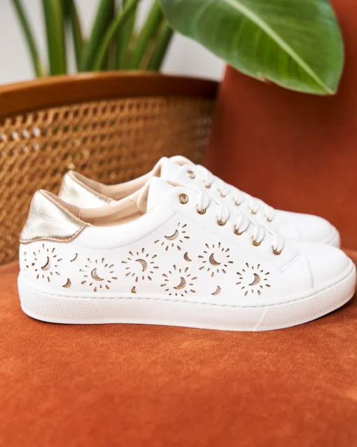 Minuit sur Terre Baskets<Virevolte Lunes Or